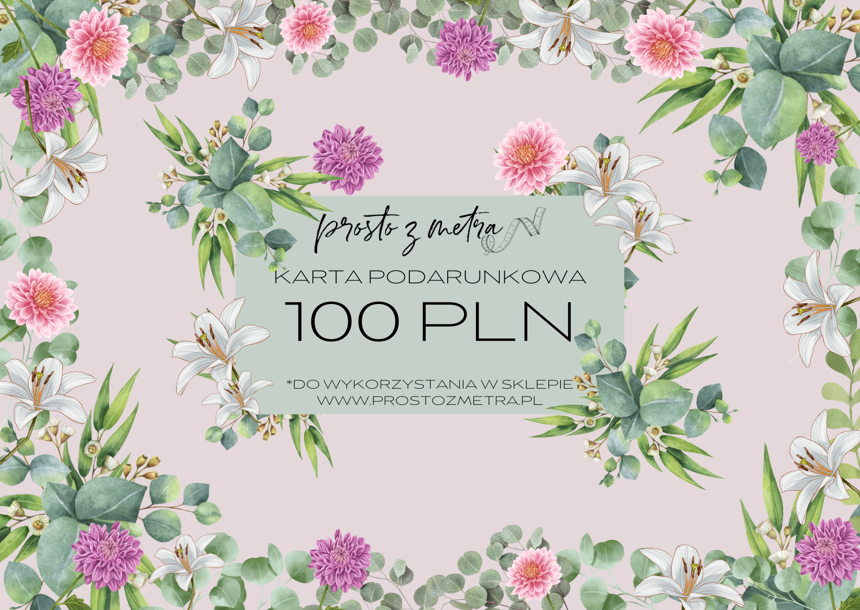 Cadeaubon - 100 PLN