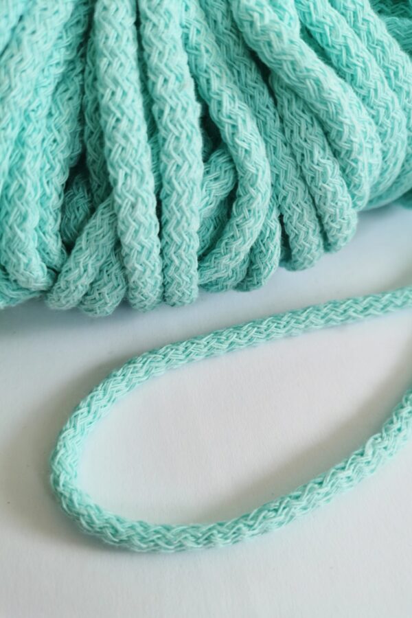 Sznurek bawełniany 5 mm AQUA