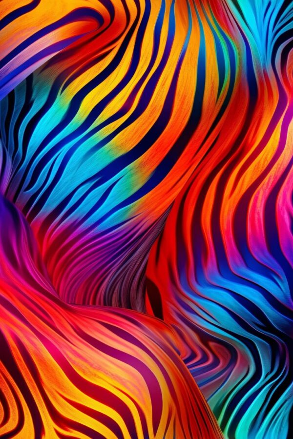 Neon zebra