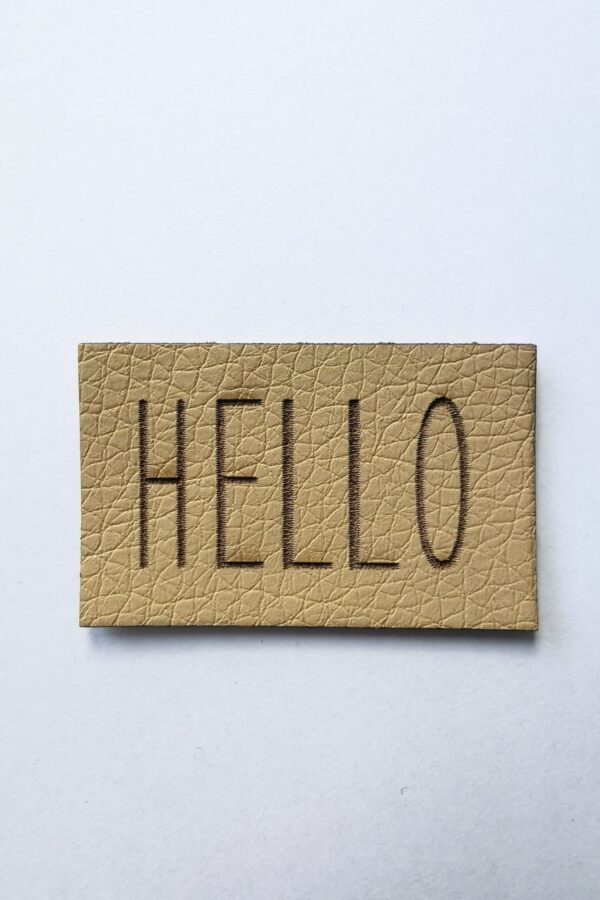 Ledern - HELLO - Sandy beige
