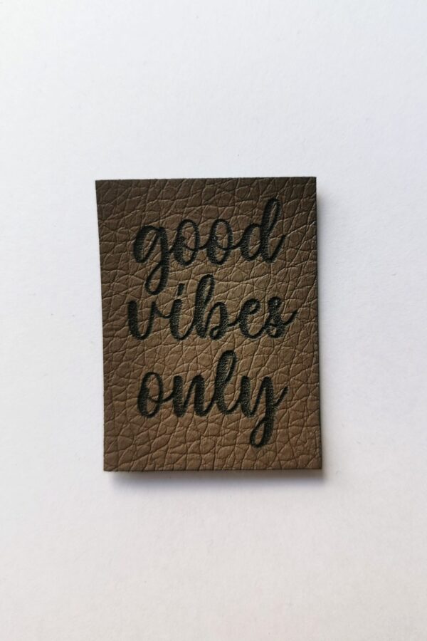 Naszywka - good vibes only - trufa