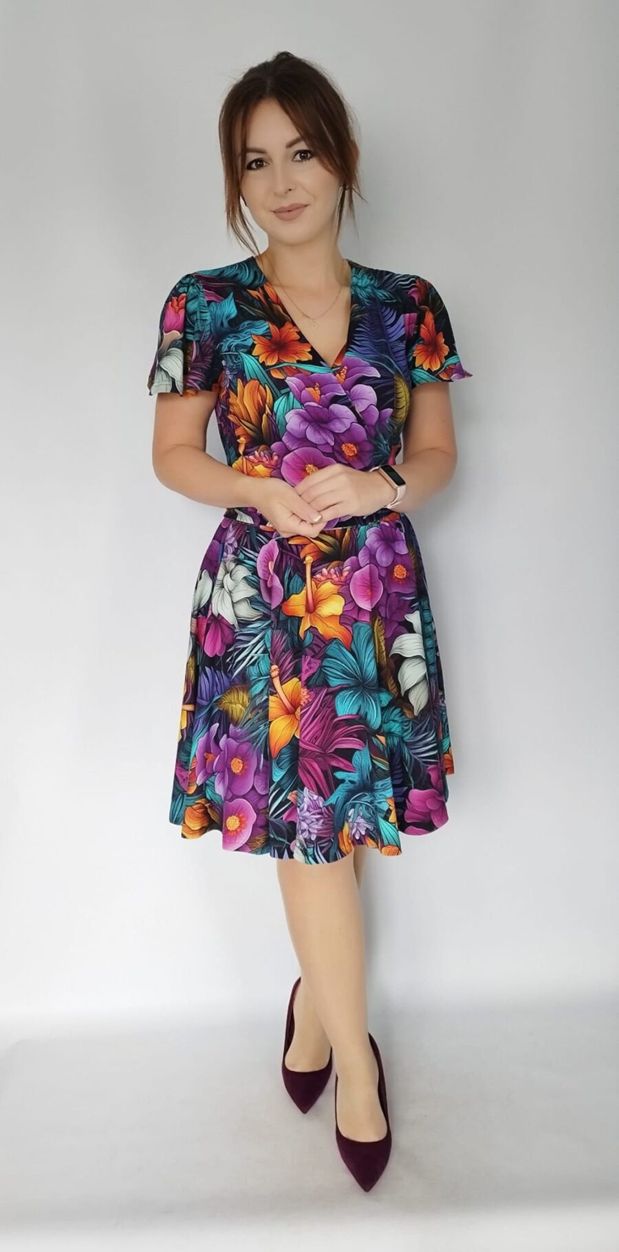 Jersey Oh My Flower kupon 0,6 m - obrazek 4