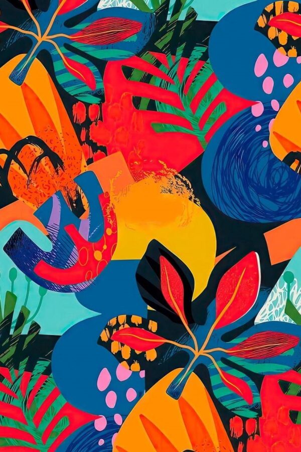 Non-figurative color art