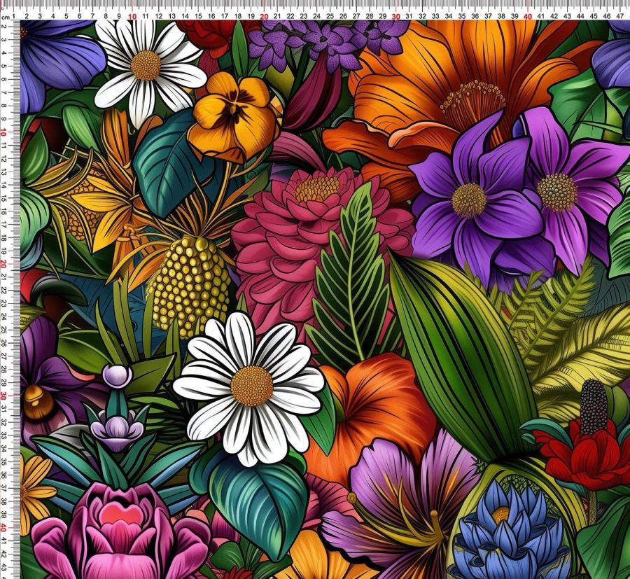 Flowers pansies and daisies – Bild 3
