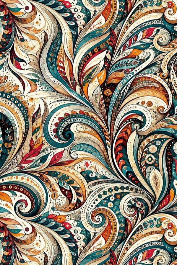 Boho paisley